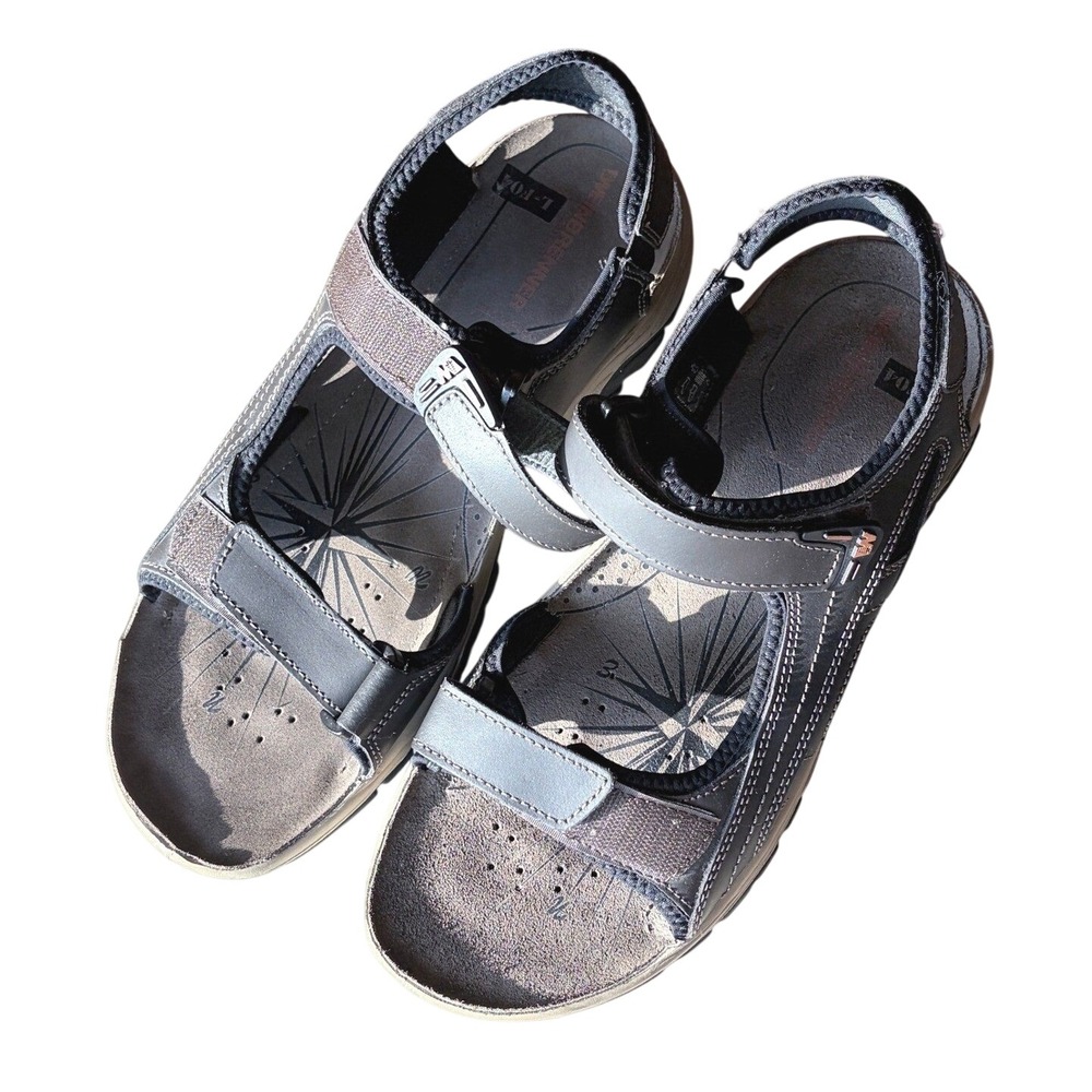 Weinbrenner Mens Leather Hiking Sandals Brown L-FOAM‎ Strappy 12 US Gorpcore